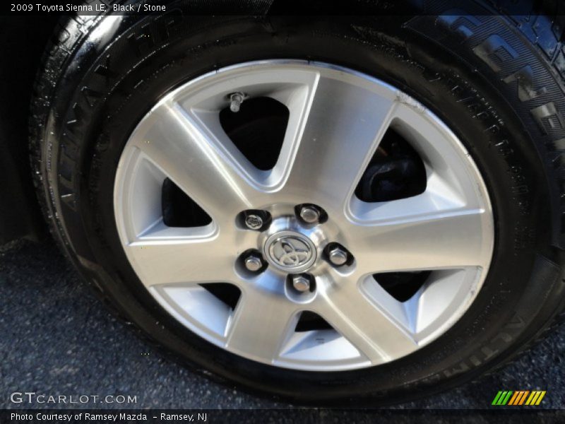Black / Stone 2009 Toyota Sienna LE