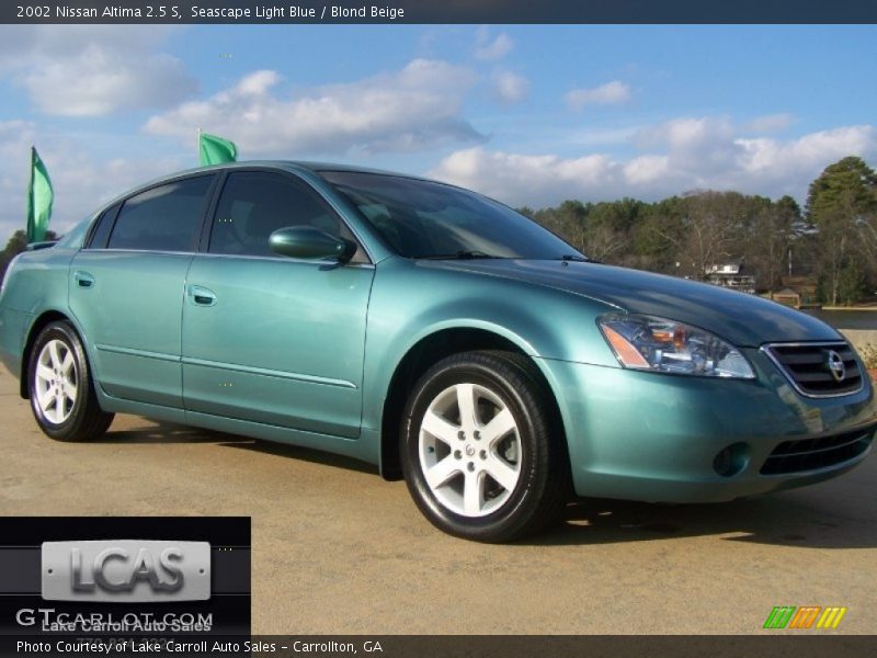 Seascape Light Blue / Blond Beige 2002 Nissan Altima 2.5 S