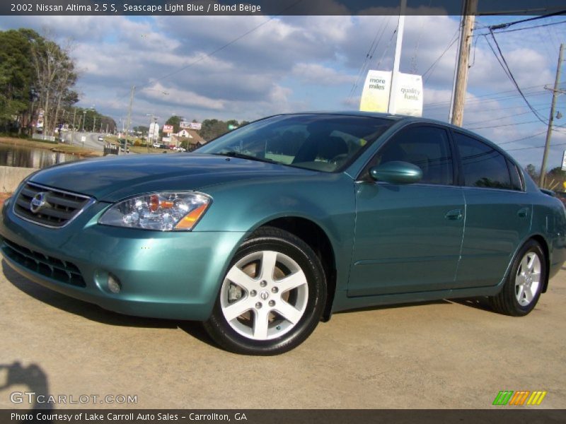 Seascape Light Blue / Blond Beige 2002 Nissan Altima 2.5 S