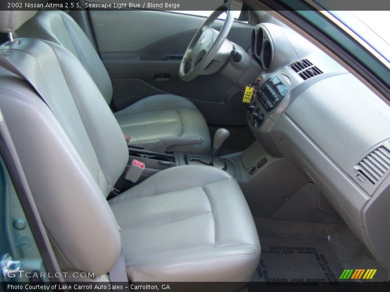 Seascape Light Blue / Blond Beige 2002 Nissan Altima 2.5 S