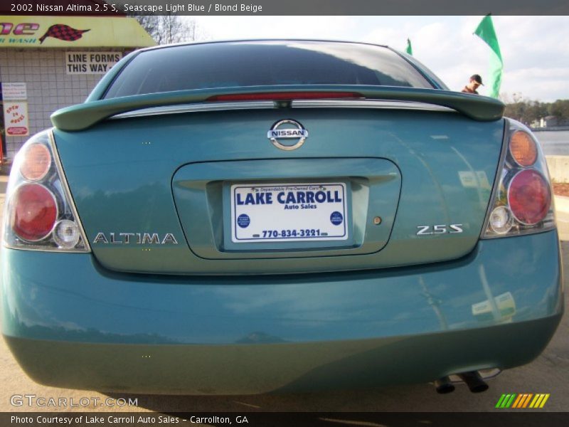 Seascape Light Blue / Blond Beige 2002 Nissan Altima 2.5 S