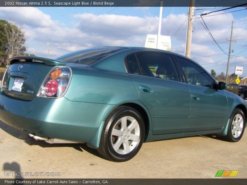 Seascape Light Blue / Blond Beige 2002 Nissan Altima 2.5 S