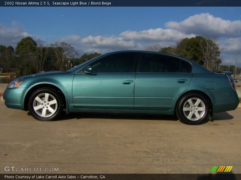 Seascape Light Blue / Blond Beige 2002 Nissan Altima 2.5 S
