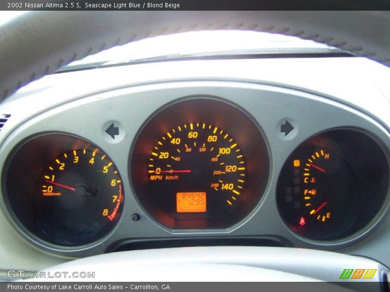 Seascape Light Blue / Blond Beige 2002 Nissan Altima 2.5 S