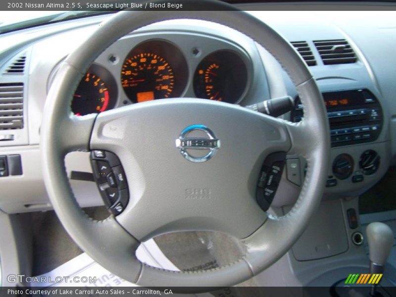 Seascape Light Blue / Blond Beige 2002 Nissan Altima 2.5 S