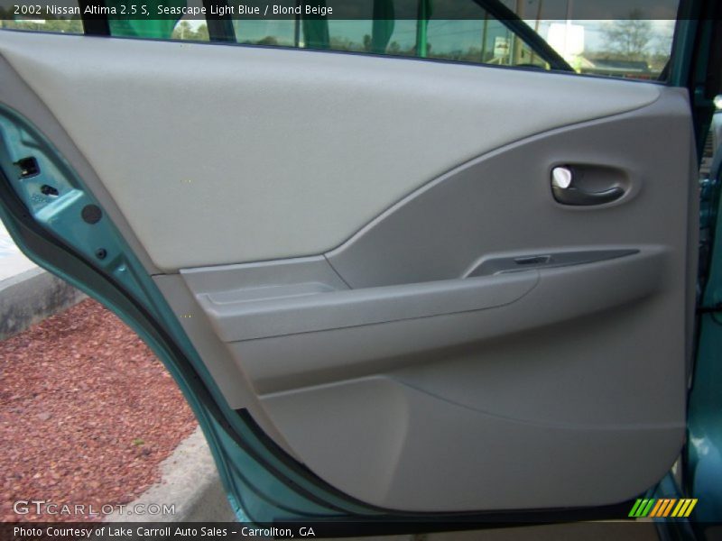 Seascape Light Blue / Blond Beige 2002 Nissan Altima 2.5 S