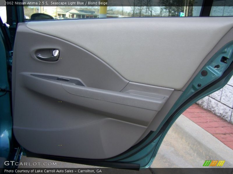 Seascape Light Blue / Blond Beige 2002 Nissan Altima 2.5 S
