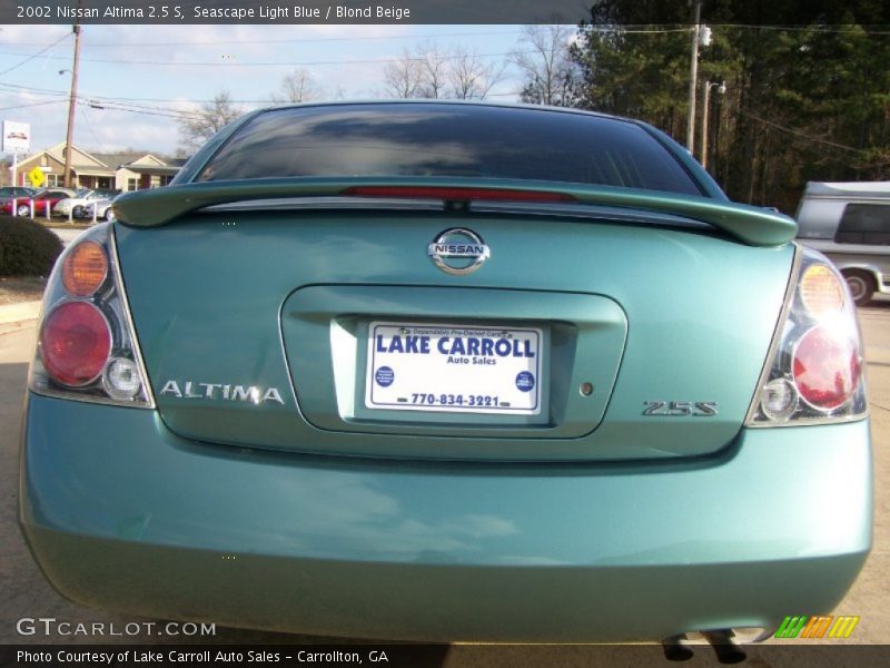 Seascape Light Blue / Blond Beige 2002 Nissan Altima 2.5 S