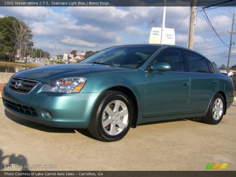 Seascape Light Blue / Blond Beige 2002 Nissan Altima 2.5 S