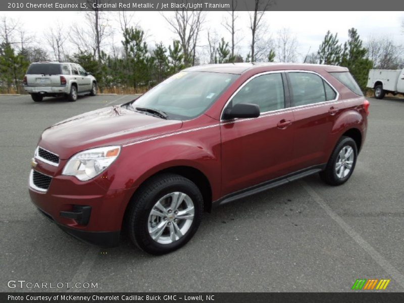 Cardinal Red Metallic / Jet Black/Light Titanium 2010 Chevrolet Equinox LS