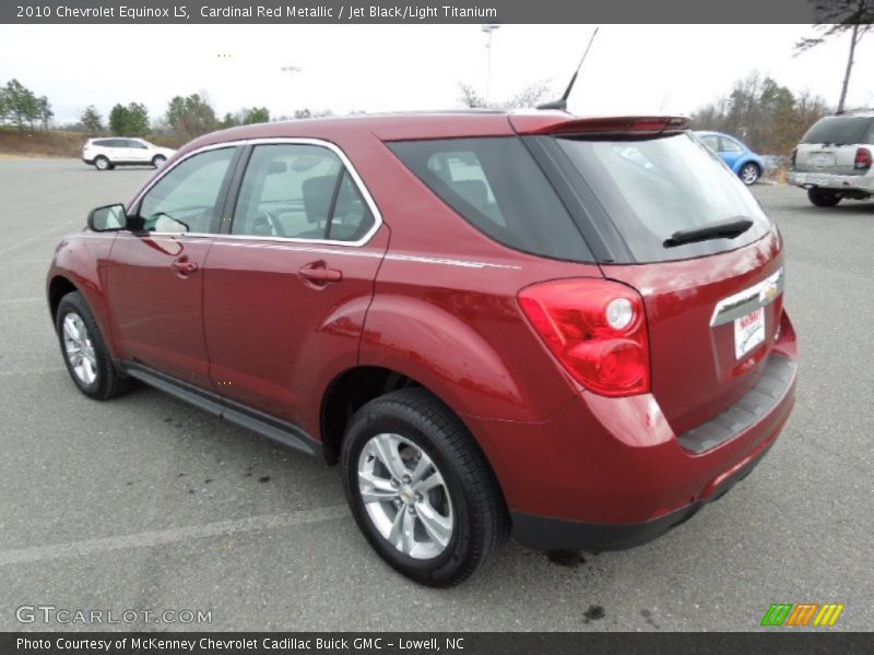 Cardinal Red Metallic / Jet Black/Light Titanium 2010 Chevrolet Equinox LS