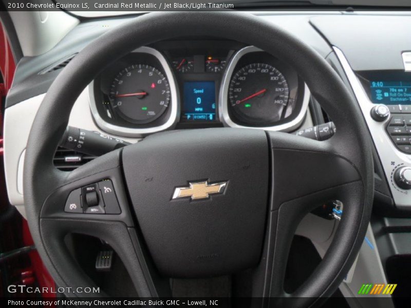 Cardinal Red Metallic / Jet Black/Light Titanium 2010 Chevrolet Equinox LS