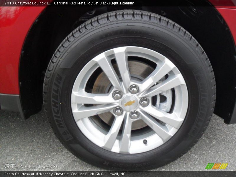 Cardinal Red Metallic / Jet Black/Light Titanium 2010 Chevrolet Equinox LS