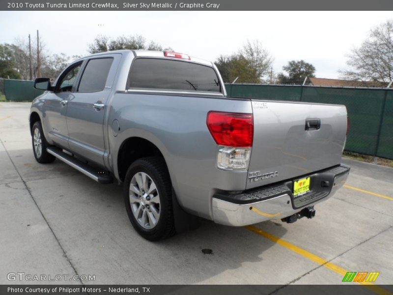 Silver Sky Metallic / Graphite Gray 2010 Toyota Tundra Limited CrewMax