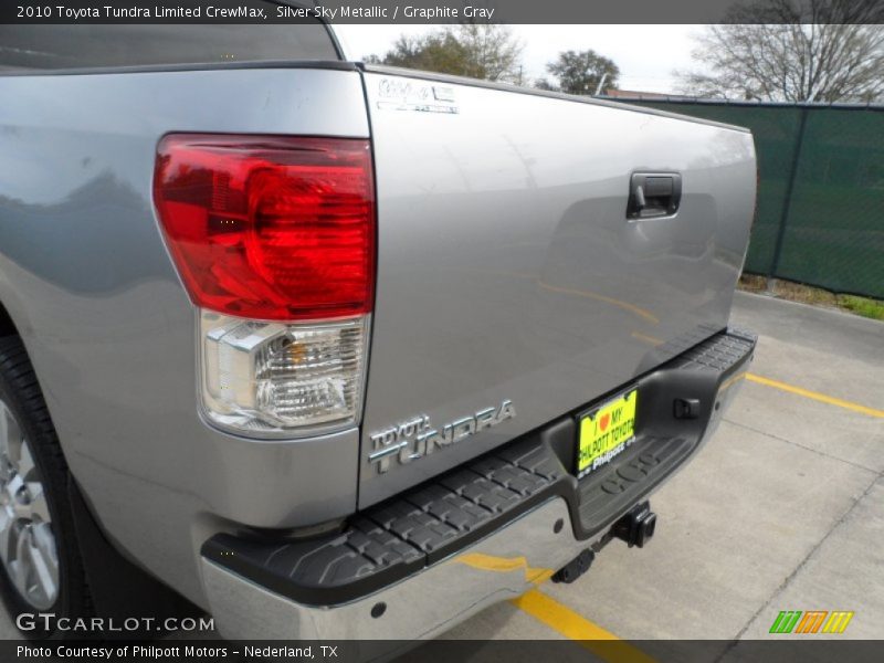 Silver Sky Metallic / Graphite Gray 2010 Toyota Tundra Limited CrewMax