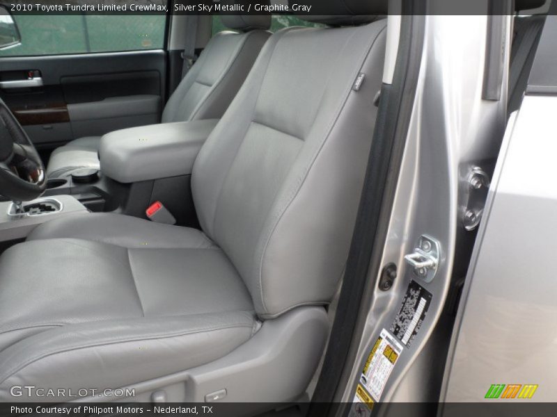 Silver Sky Metallic / Graphite Gray 2010 Toyota Tundra Limited CrewMax