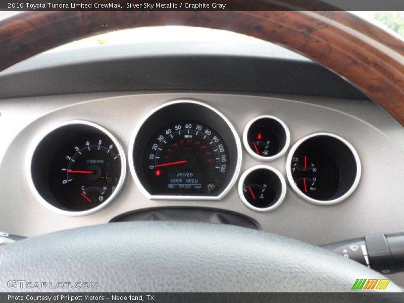  2010 Tundra Limited CrewMax Limited CrewMax Gauges