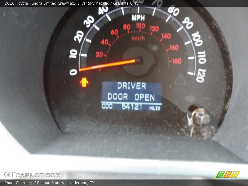 Silver Sky Metallic / Graphite Gray 2010 Toyota Tundra Limited CrewMax