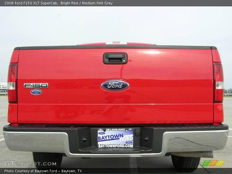Bright Red / Medium Flint Grey 2008 Ford F150 XLT SuperCab