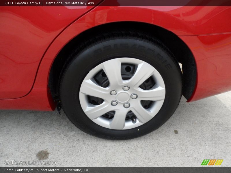 Barcelona Red Metallic / Ash 2011 Toyota Camry LE