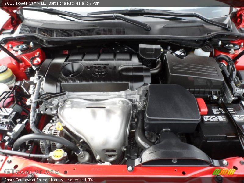 Barcelona Red Metallic / Ash 2011 Toyota Camry LE