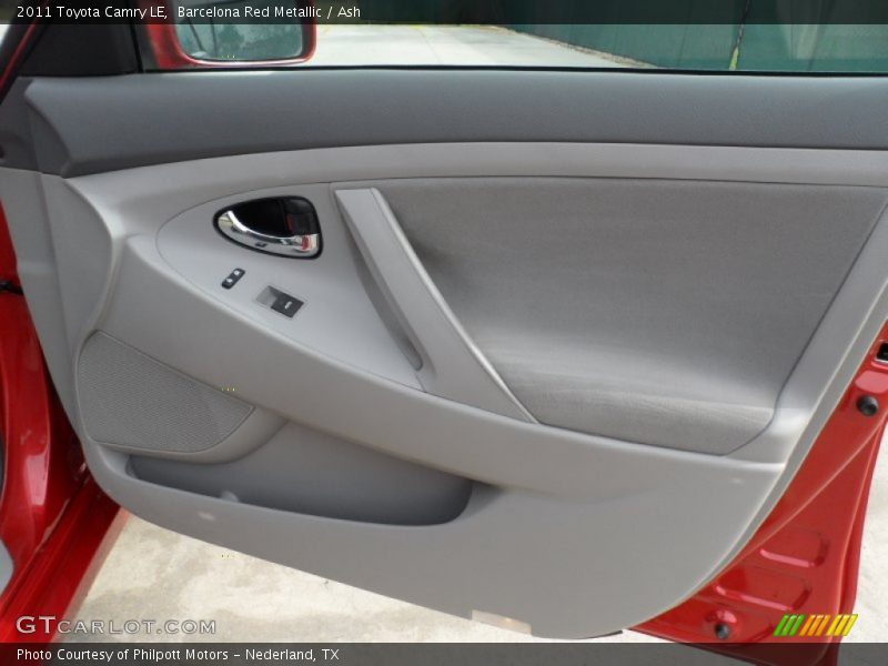 Barcelona Red Metallic / Ash 2011 Toyota Camry LE