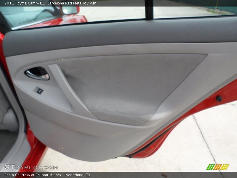Barcelona Red Metallic / Ash 2011 Toyota Camry LE