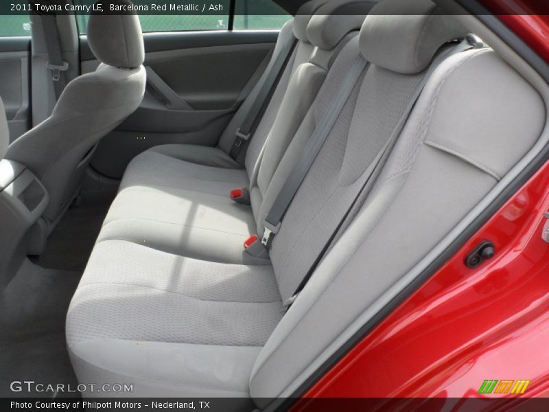 Barcelona Red Metallic / Ash 2011 Toyota Camry LE