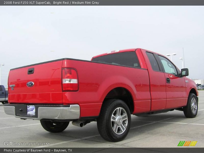 Bright Red / Medium Flint Grey 2008 Ford F150 XLT SuperCab
