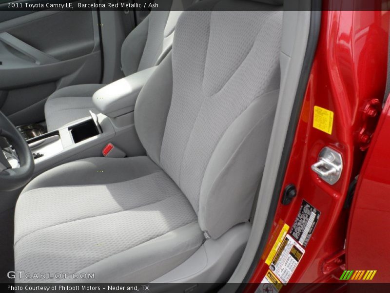 Barcelona Red Metallic / Ash 2011 Toyota Camry LE