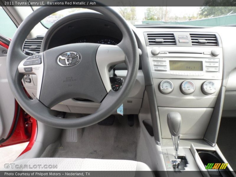 Barcelona Red Metallic / Ash 2011 Toyota Camry LE