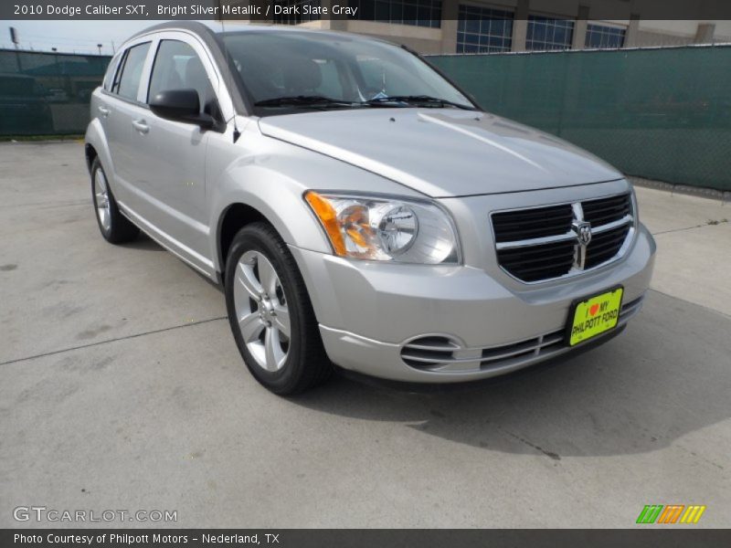 Bright Silver Metallic / Dark Slate Gray 2010 Dodge Caliber SXT