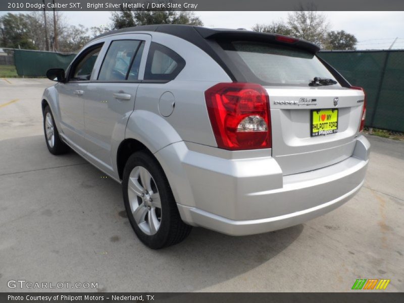 Bright Silver Metallic / Dark Slate Gray 2010 Dodge Caliber SXT
