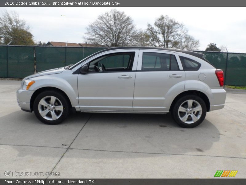 Bright Silver Metallic / Dark Slate Gray 2010 Dodge Caliber SXT