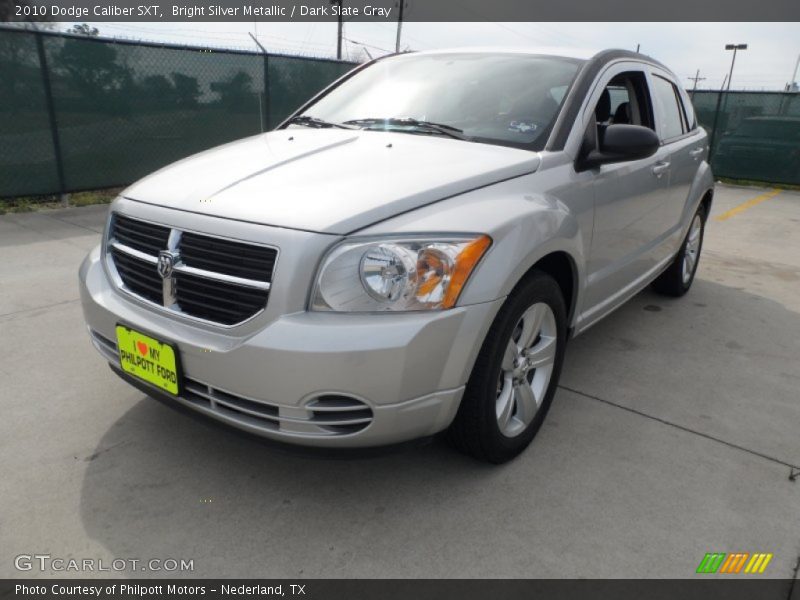 Bright Silver Metallic / Dark Slate Gray 2010 Dodge Caliber SXT