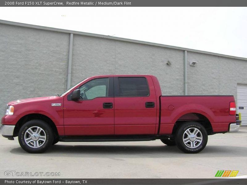 Redfire Metallic / Medium/Dark Flint 2008 Ford F150 XLT SuperCrew