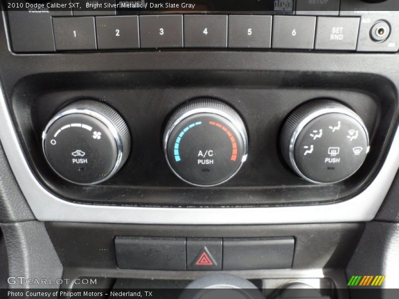 Bright Silver Metallic / Dark Slate Gray 2010 Dodge Caliber SXT