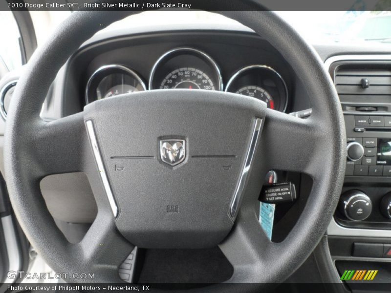 Bright Silver Metallic / Dark Slate Gray 2010 Dodge Caliber SXT