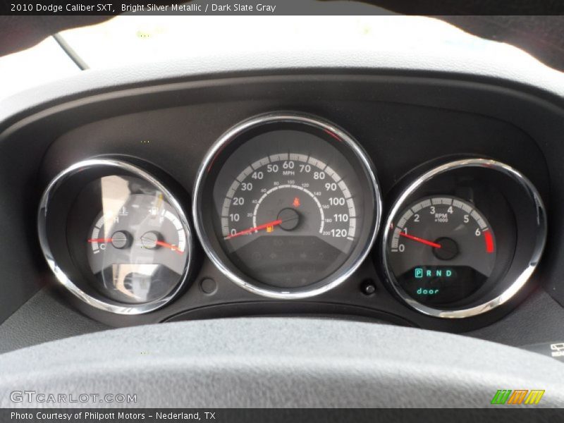 Bright Silver Metallic / Dark Slate Gray 2010 Dodge Caliber SXT