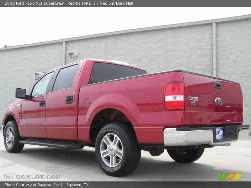Redfire Metallic / Medium/Dark Flint 2008 Ford F150 XLT SuperCrew