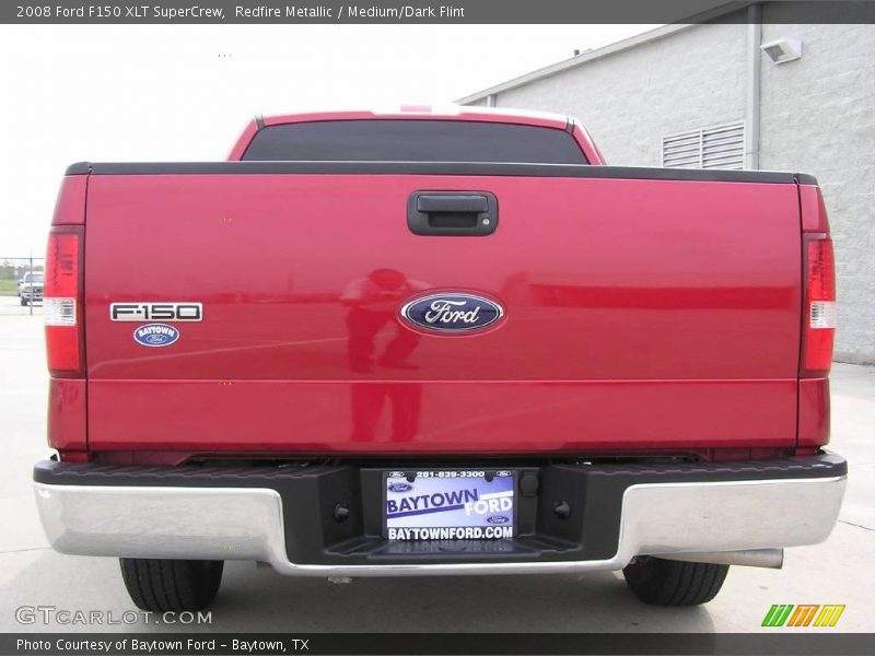 Redfire Metallic / Medium/Dark Flint 2008 Ford F150 XLT SuperCrew