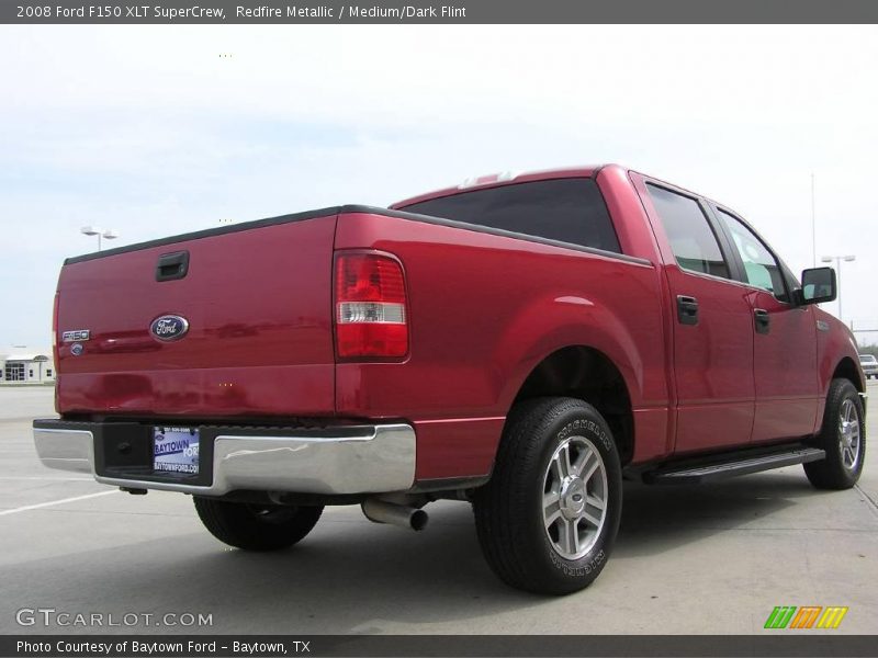 Redfire Metallic / Medium/Dark Flint 2008 Ford F150 XLT SuperCrew