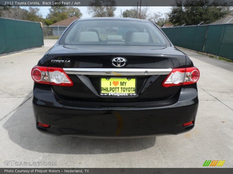 Black Sand Pearl / Ash 2012 Toyota Corolla