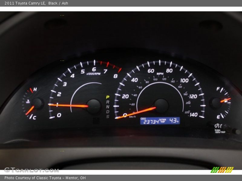 Black / Ash 2011 Toyota Camry LE
