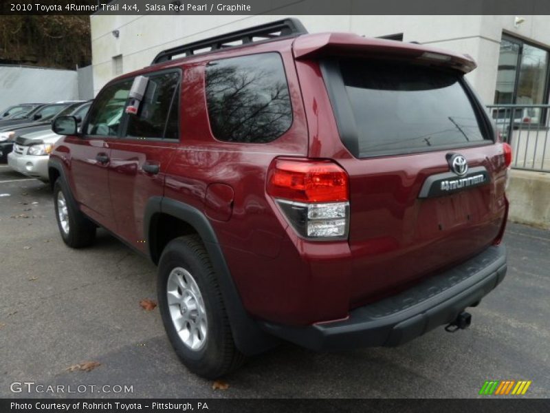 Salsa Red Pearl / Graphite 2010 Toyota 4Runner Trail 4x4