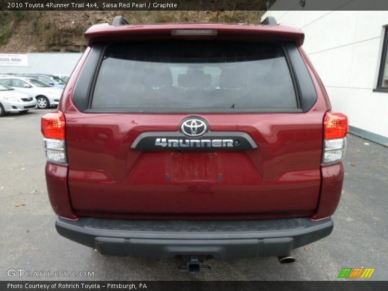 Salsa Red Pearl / Graphite 2010 Toyota 4Runner Trail 4x4