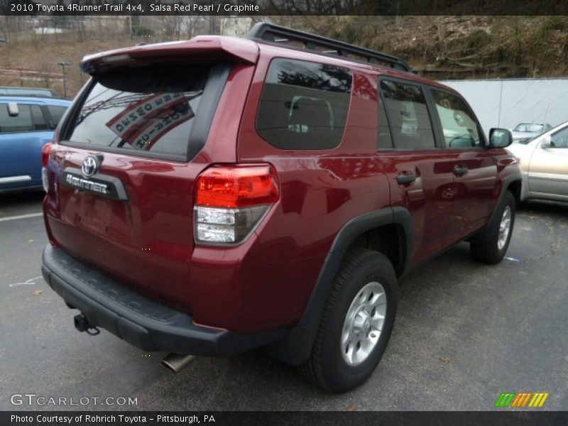 Salsa Red Pearl / Graphite 2010 Toyota 4Runner Trail 4x4