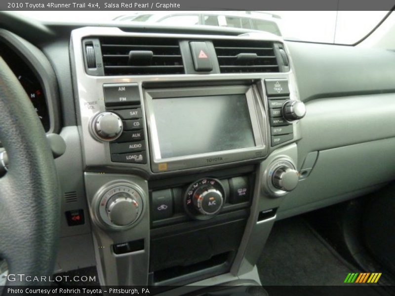 Controls of 2010 4Runner Trail 4x4