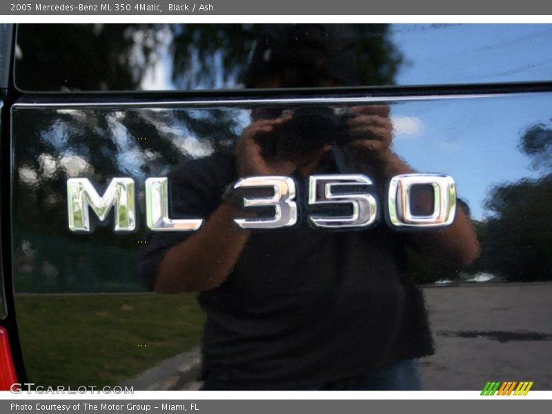 Black / Ash 2005 Mercedes-Benz ML 350 4Matic