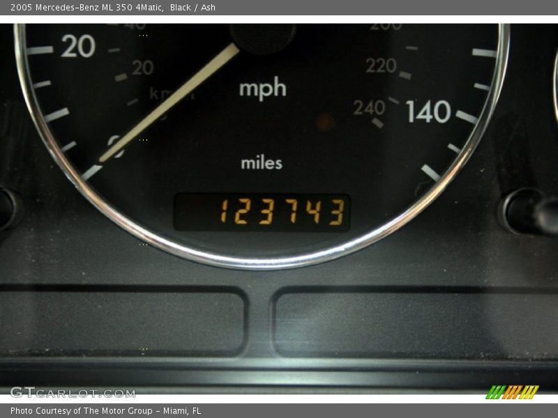 Black / Ash 2005 Mercedes-Benz ML 350 4Matic
